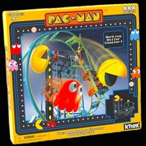 K'NEX Motorized Pacman Roller Coaster Amusement Ride
